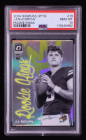 JJ McCarthy 2024 Donruss Optic Rookie Kings #19 RC (PSA 10) at PristineAuction.com