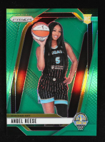 Angel Reese 2024 Panini Prizm WNBA Prizms Green #147 EC at PristineAuction.com