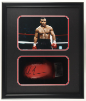 Mike Tyson Signed Custom Framed Shadowbox Everlast Boxing Glove Display (JSA & Tyson) at PristineAuction.com