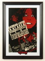 1982 "Ozzy Osbourne" Madison Square Garden Concert Custom Framed Poster with Ozzy Patch at PristineAuction.com