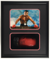 Mike Tyson Signed Custom Framed Shadowbox Everlast Boxing Glove Display (JSA & Tyson) at PristineAuction.com