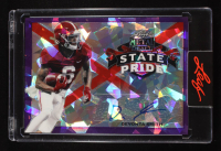 DeVonta Smith 2021 Leaf Metal Draft State Pride Autographs Pre-Production Proof Crystal Purple RC #1/1 at PristineAuction.com