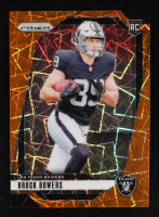 Brock Bowers 2024 Panini Prizm Prizms Lazer #315 RC at PristineAuction.com