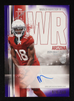 Marvin Harrison Jr. 2024 Topps Signature Class Rookie Autographs Purple #RCA-MHJ CLASS I #078/100 RC at PristineAuction.com