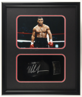 Mike Tyson Signed Custom Framed Shadowbox Everlast Boxing Glove Display (JSA & Tyson) at PristineAuction.com