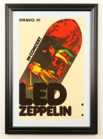 1973 "Led Zeppelin" Germany Tour Custom Framed Poster at PristineAuction.com
