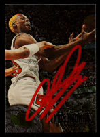 Dennis Rodman Signed 1995-96 Fleer Metal #134 (JSA) at PristineAuction.com