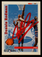Dennis Rodman Signed 1992-93 NBA Hoops #302 All-Star Card (JSA) at PristineAuction.com