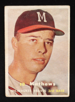 Eddie Mathews 1957 Topps #250 at PristineAuction.com