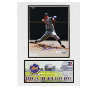 Tom Seaver Signed Mets Custom Matted Photo Display (JSA) at PristineAuction.com
