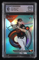 Gunnar Henderson 2023 Finest Aqua Refractors #100 #022/199 RC (Arena Club 10) at PristineAuction.com