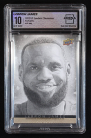 LeBron James 2022 Upper Deck Goodwin Champions Portraits #P68 (Arena Club 10) at PristineAuction.com