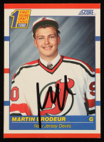 Martin Brodeur Signed 1990-91 Score #439 RC (PSA) at PristineAuction.com