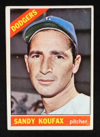 Sandy Koufax 1966 Topps #100 at PristineAuction.com