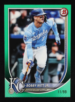 Bobby Witt Jr. 2025 Bowman Green #7 #11/99 at PristineAuction.com