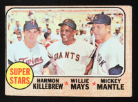 Harmon Killebrew / Willie Mays / Mickey Mantle 1968 Topps #490 Super Stars at PristineAuction.com