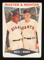Willie Mays / Bill Rigney 1960 Topps #7 Master and Mentor MG at PristineAuction.com