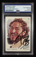 Post Malone Signed 2019 Topps Allen and Ginter #176 (PSA | Auto Grade PSA Authentic) at PristineAuction.com