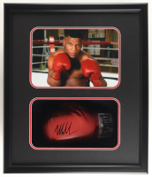 Mike Tyson Signed Custom Framed Shadowbox Everlast Boxing Glove Display (JSA & Tyson) at PristineAuction.com