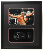 Mike Tyson Signed Custom Framed Shadowbox Everlast Boxing Glove Display (JSA & Tyson) at PristineAuction.com