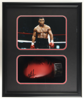 Mike Tyson Signed Custom Framed Shadowbox Everlast Boxing Glove Display (JSA & Tyson) at PristineAuction.com