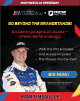 NASCAR Garage & Pit Passes for the Martinsville Speedway Race | Ridgeway (October 24-26, 2025) at PristineAuction.com
