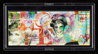 "Love" Two Dollar Bill Art Card Signed by the Artist, Rency at PristineAuction.com