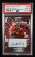 Caleb Williams 2023 Wild Card Metallix Caleb Williams WildFractal Red/White Auto #CWA #1/1 (PSA 10) at PristineAuction.com