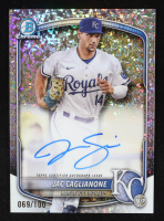 Jac Caglianone 2025 Bowman Chrome Autographs Mini Diamond Refractors #CPA-JCA #69/100 at PristineAuction.com
