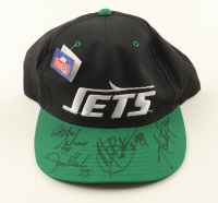 Jets Adjustable Hat Signed By (4) with Joe Klecko, Marc Gastineau, Abdul Salamn & Marty Lyons (JSA) at PristineAuction.com