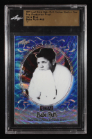 Babe Ruth 2019 Leaf Metal Babe Ruth Collection Yankee Stadium Seat Pre-Production Proof Wave Blue #48 #1/1 at PristineAuction.com