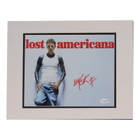 Machine Gun Kelly Signed "Lost Americana" Custom Matted Photo Display (AutographCOA) at PristineAuction.com