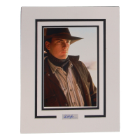Charlie Sheen Signed "Young Guns" Custom Matted Cut Display (ACOA) at PristineAuction.com