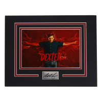 Michael C. Hall Signed "Dexter" Custom Matted Cut Display (ACOA) at PristineAuction.com