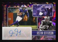 Justin Jefferson 2022 Donruss Signature Highlights Cracked Ice #SH51 at PristineAuction.com