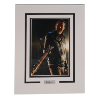 Jeffrey Dean Morgan Signed "The Walking Dead" Custom Matted Cut Display (ACOA) at PristineAuction.com
