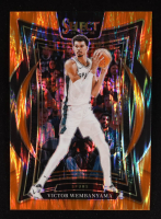 Victor Wembanyama 2024-25 Select Orange Flash Prizms #9 RC at PristineAuction.com