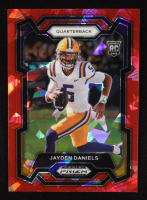 Jayden Daniels 2024 Panini Prizm Draft Picks Prizms Red Ice #108 RC at PristineAuction.com