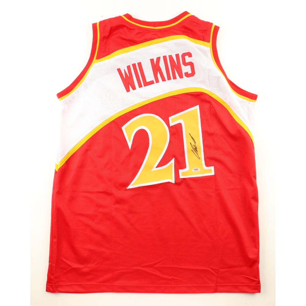 Dominique Wilkins Signed Jersey (PSA) at PristineAuction.com