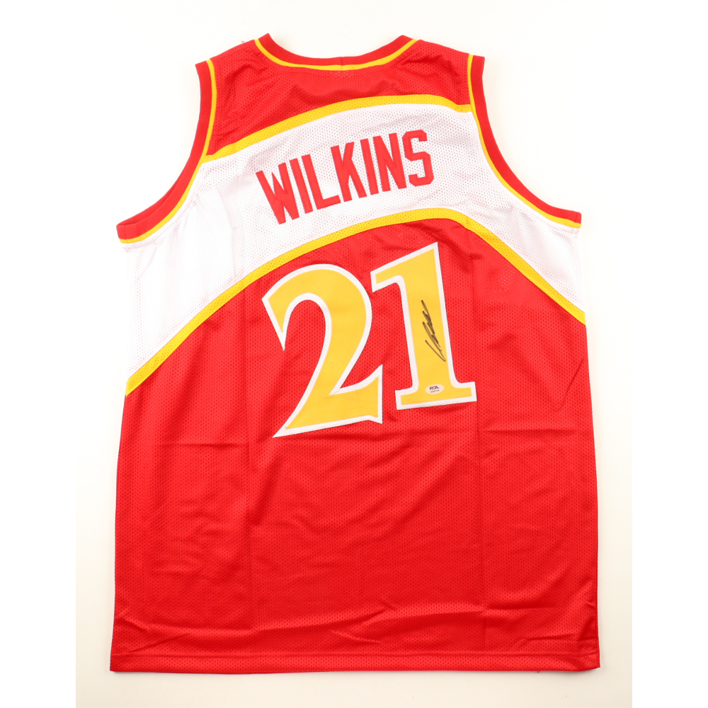 Dominique Wilkins Signed Jersey (PSA) at PristineAuction.com