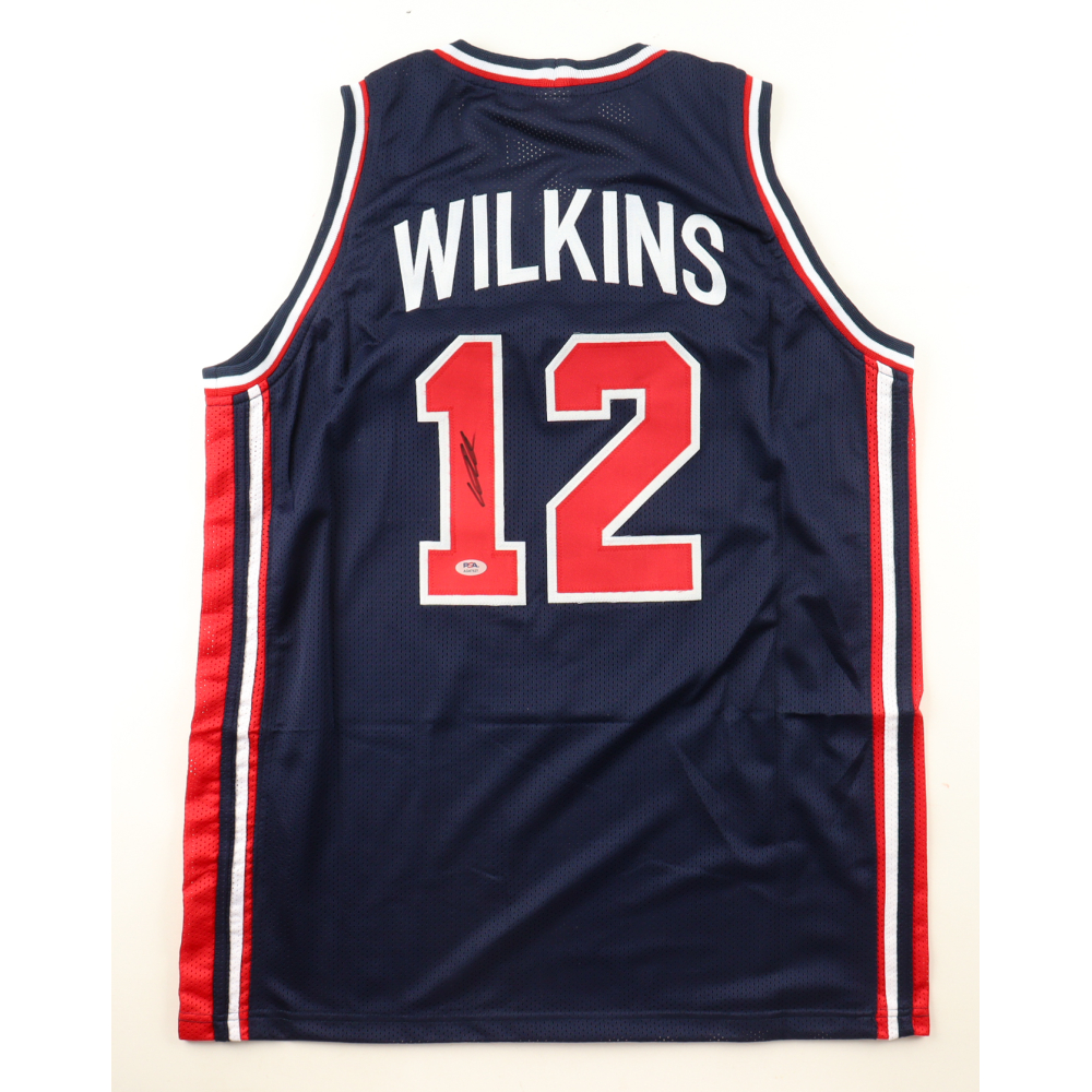 Dominique Wilkins Signed Jersey (PSA) at PristineAuction.com