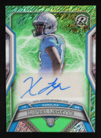 Xavier Legette 2024 Topps Resurgence Resurgence Rookie Signatures Lime Green Power Static #RRSXL #07/15 RC at PristineAuction.com