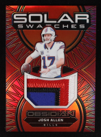 Josh Allen 2024 Panini Obsidian Solar Swatches Red #22 #34/75 at PristineAuction.com