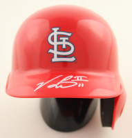 Victor Scott II Signed Cardinals Mini Batting Helmet (Beckett) at PristineAuction.com