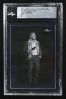 MJF 2024 Leaf Metal Legends Wrestling 1990 Base Clear Light Blue Pre-Production Proof #1/1 at PristineAuction.com