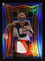 Tee Higgins 2020 Select Rookie Swatches Prizm Blue #13 #26/35 at PristineAuction.com