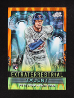 Pete Crow-Armstrong 2024 Topps Cosmic Chrome Extraterrestrial Talent Orange Galactic Refractors #ET9 RC #22/25 at PristineAuction.com