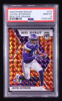 Justin Jefferson 2020 Panini Mosaic Mosaic Reactive Orange #270 DEB RC (PSA 10) at PristineAuction.com