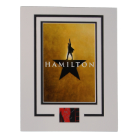 Lin-Manuel Miranda Signed "Hamilton" 11x14 Custom Matted Cut Display (ACOA) at PristineAuction.com