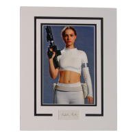 Natalie Portman Signed "Star Wars: Episode II – Attack of the Clones" 11x14 Custom Matted Cut Display (ACOA) at PristineAuction.com